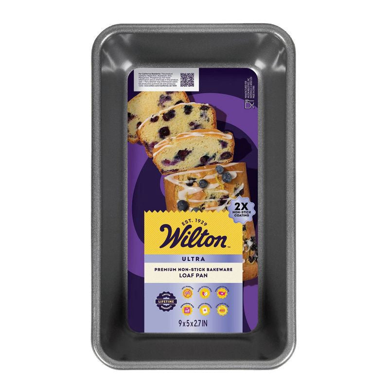 Wilton Ultra Bake Professional Non-Stick Loaf Pan – 9 x 5 Inch