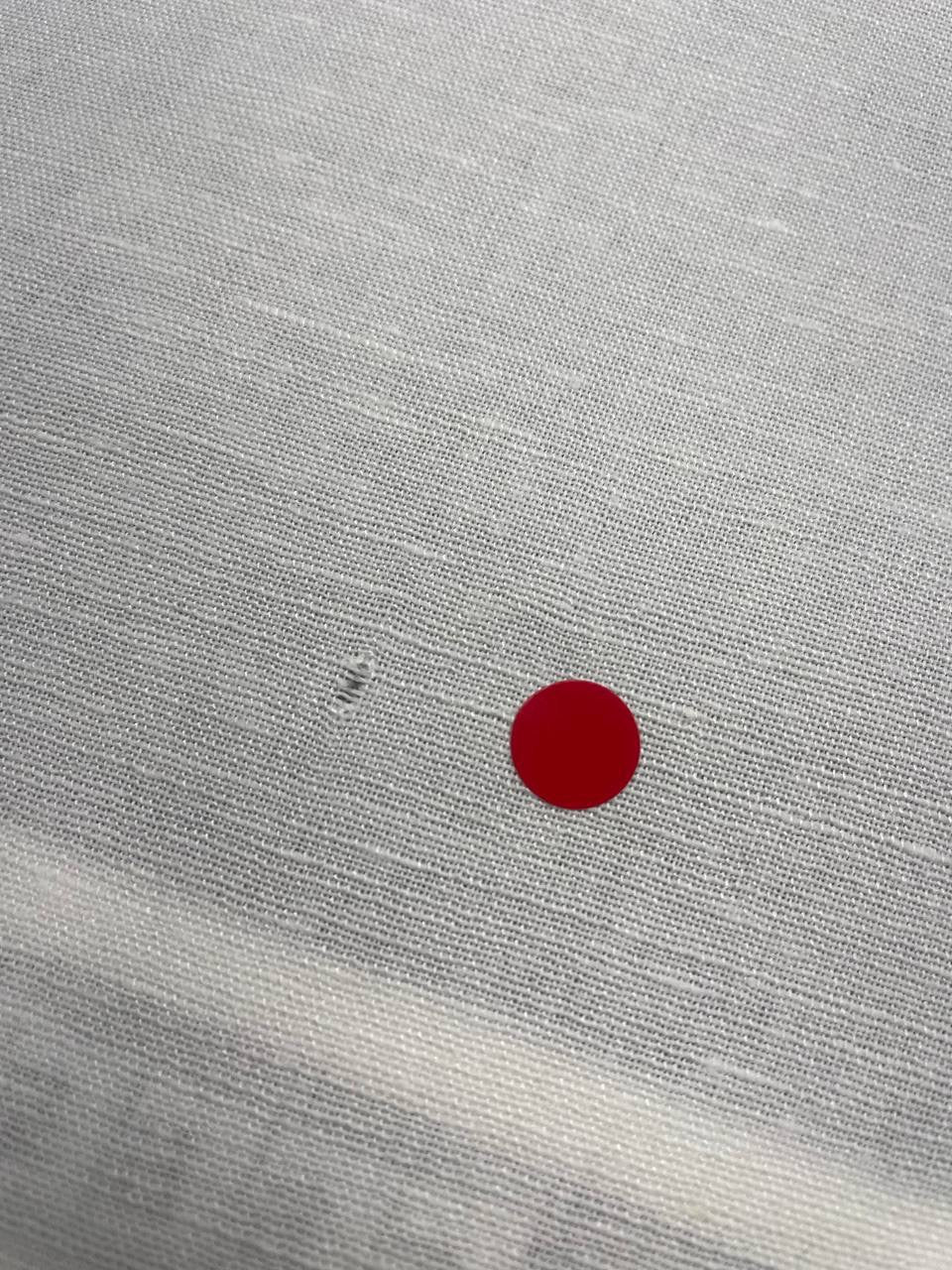 Linen Viscose Plain Weave White Shirt Fabric
