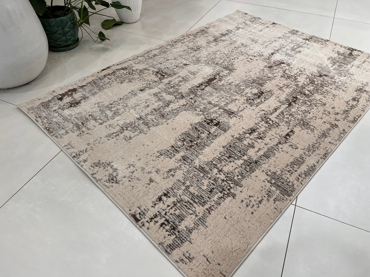 Color-Changing Polyester Viscose Blend Area Rug - Flat Weave, Color-Changing, 100% Polyester / Machine Made / Made In Turkey (1 Unit)