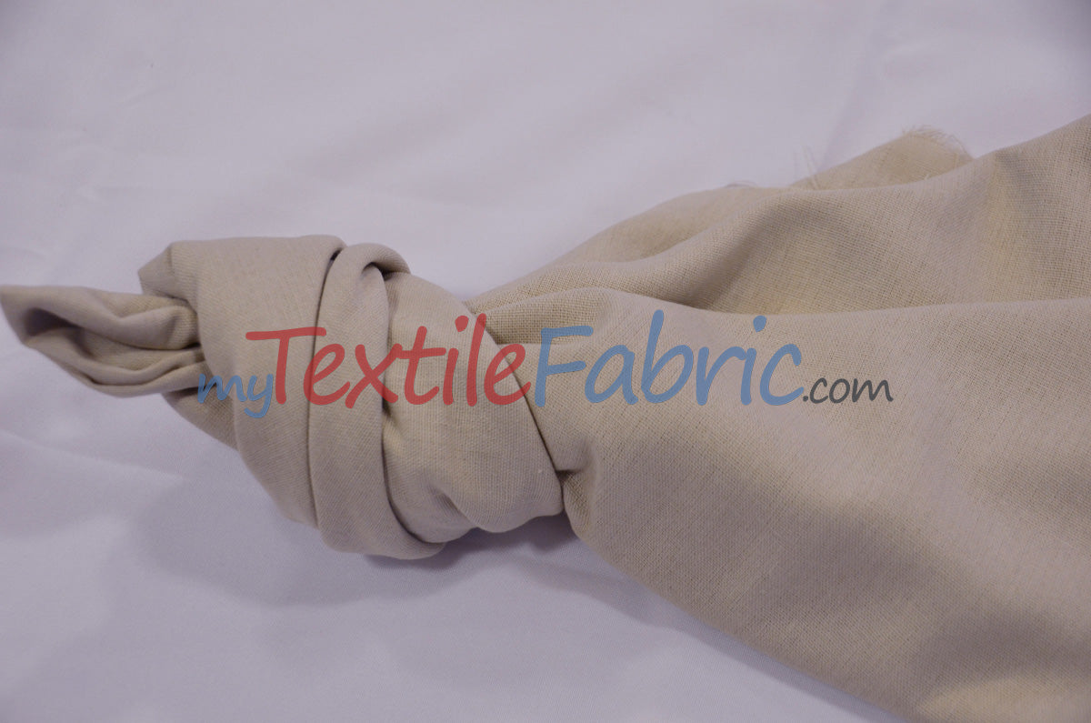 Rayon Linen Blend Fabric - Solid Colors, 52" Width (1 Yard)
