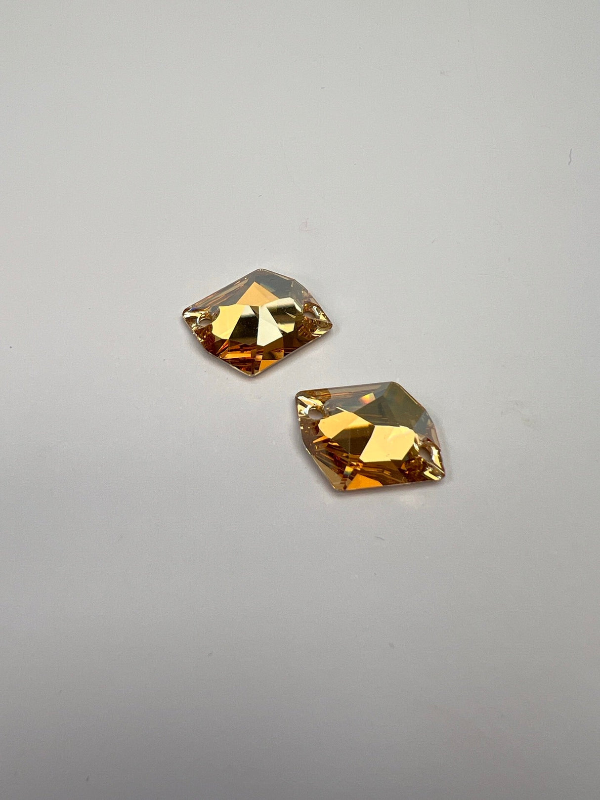Golden Sewing Notions With Crystals