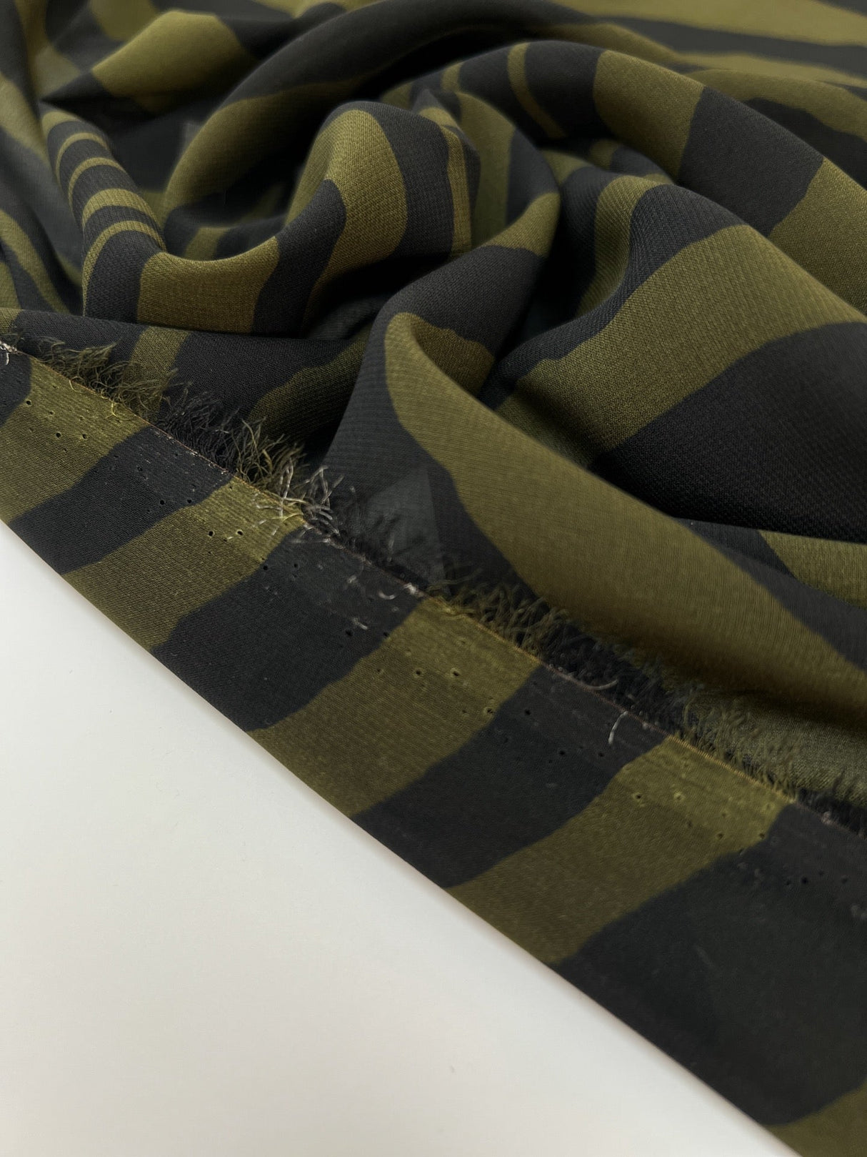 Polyester Chiffon Animal Print Green