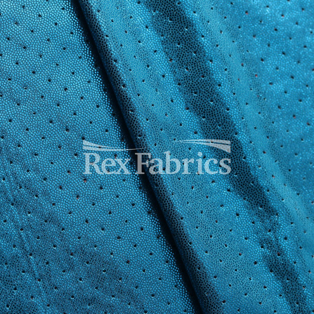 Shimmer Laser Polyester Spandex Fabric - Multiple Colors, Shimmer Foil Finish, 58-60" Width (1 Yard)