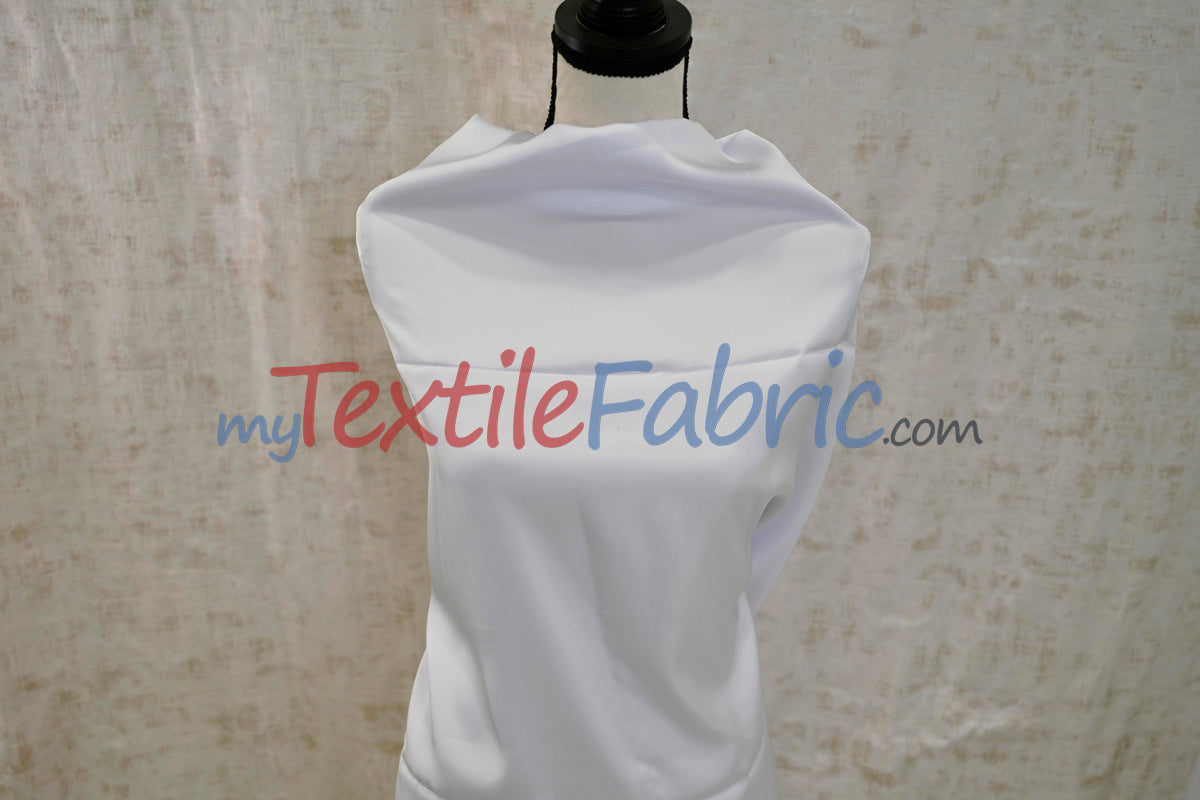 Double Sided Satin Polyester Fabric - Glossy Finish, 60" Width (1 Yard)