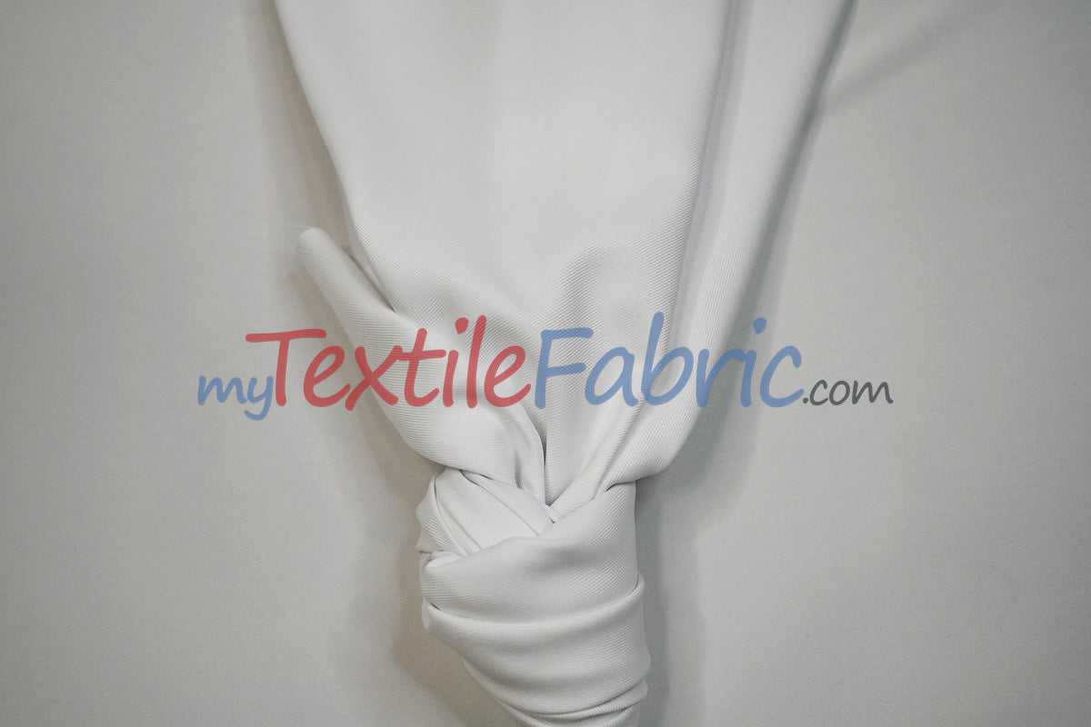 Polyester Gabardine Fabric - Multiple Colors, 58" Width (1 Yard)