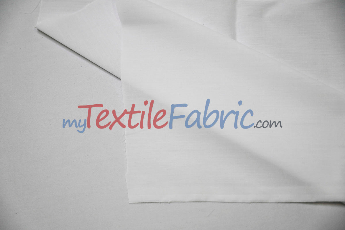 Polyester Cotton Broadcloth Fabric - Solid Colors, 58/60" Width (1 Yard)