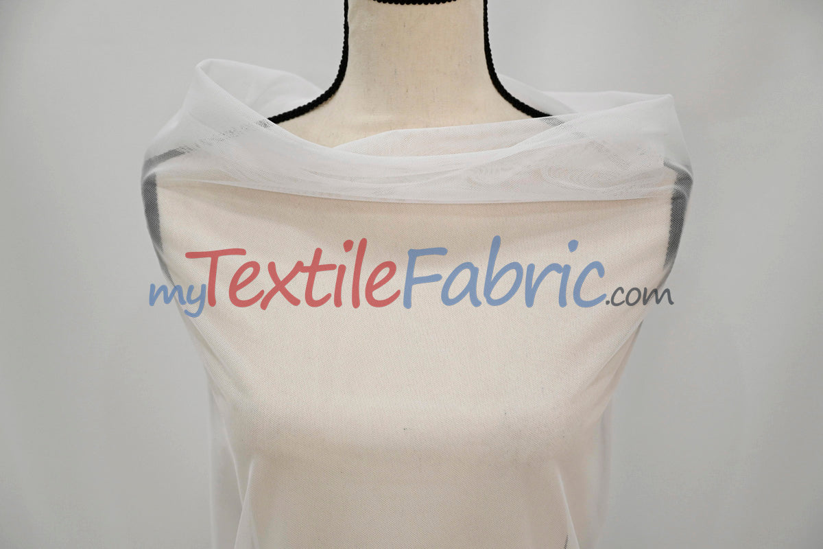 Super Soft Power Mesh Spandex Fabric - Multiple Colors, 58/60" Width (1 Yard)