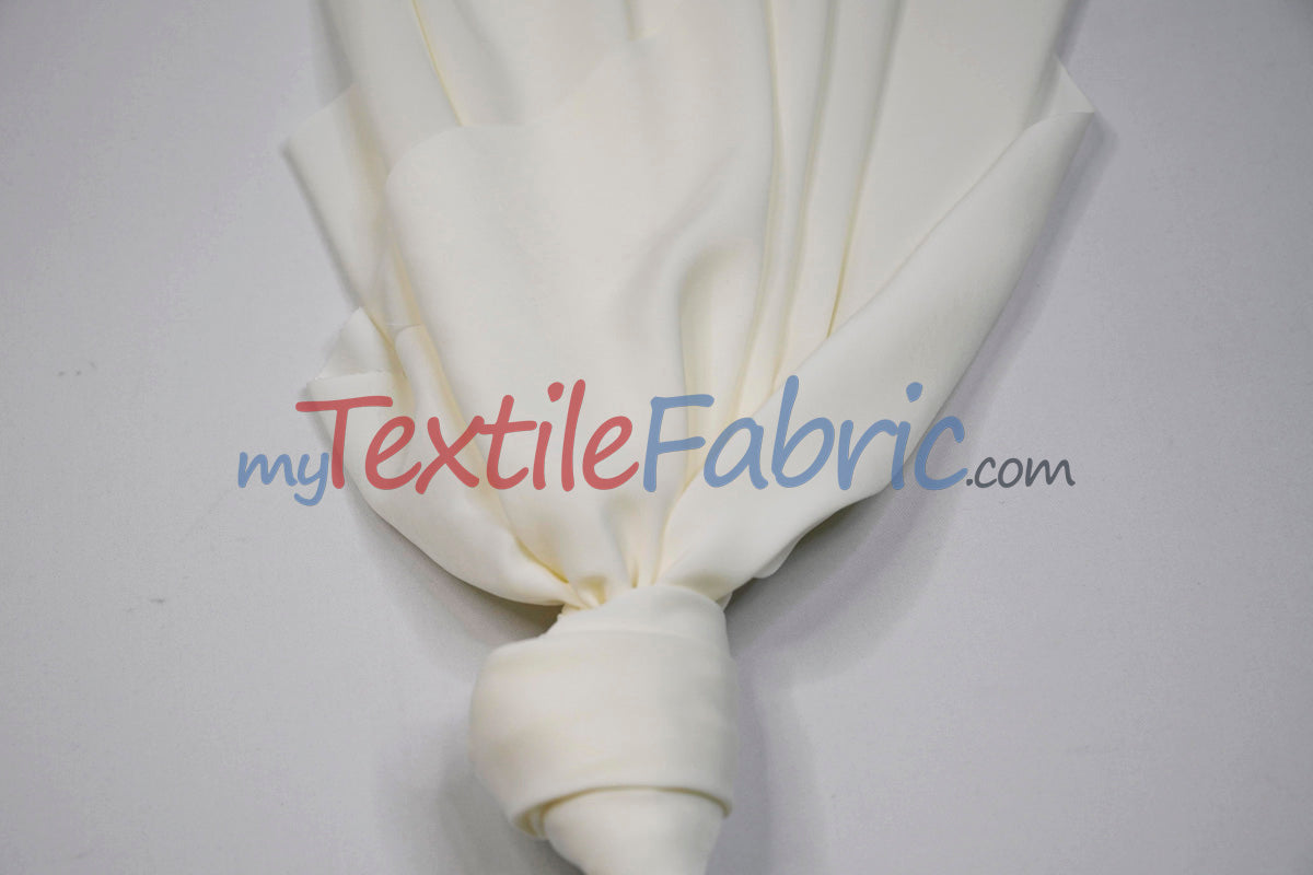 Peachskin Polyester Fabric - Solid Matte Finish, 58/60" Width (1 Yard)