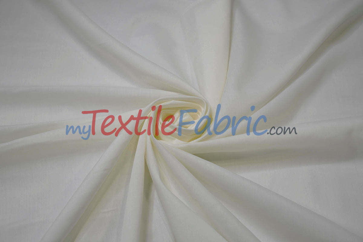 Polyester Cotton Broadcloth Fabric - Solid Colors, 58/60" Width (1 Yard)