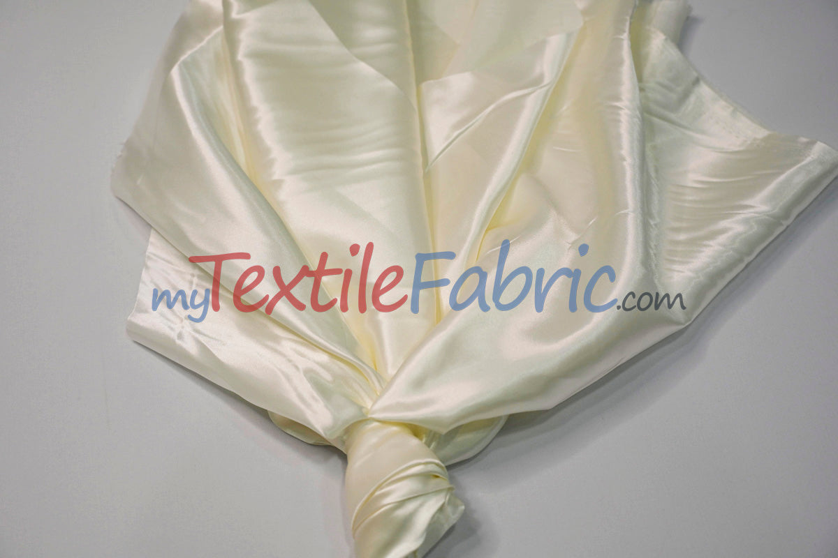 Stretch Charmeuse Satin Fabric - 96% Polyester 4% Spandex, Solid, 58/60" Width (Yards, Bolts, Sample Swatches)