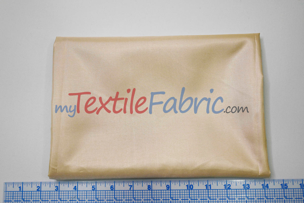 Polyester Silky Habotai Lining Polyester Fabric - Solid Multiple Colors, 58" Width (175 Yards)