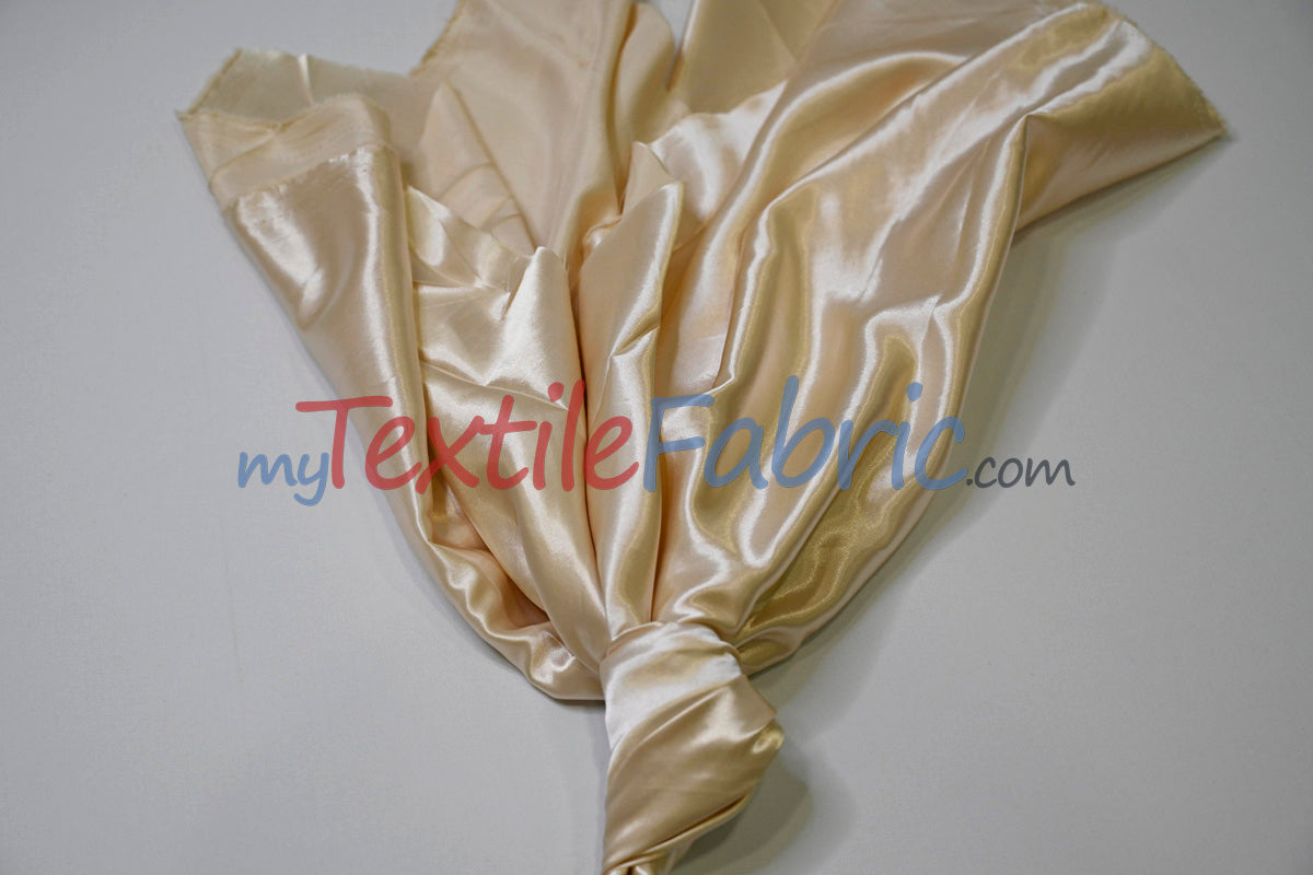 Stretch Charmeuse Satin Fabric - 96% Polyester 4% Spandex, Solid, 58/60" Width (Yards, Bolts, Sample Swatches)