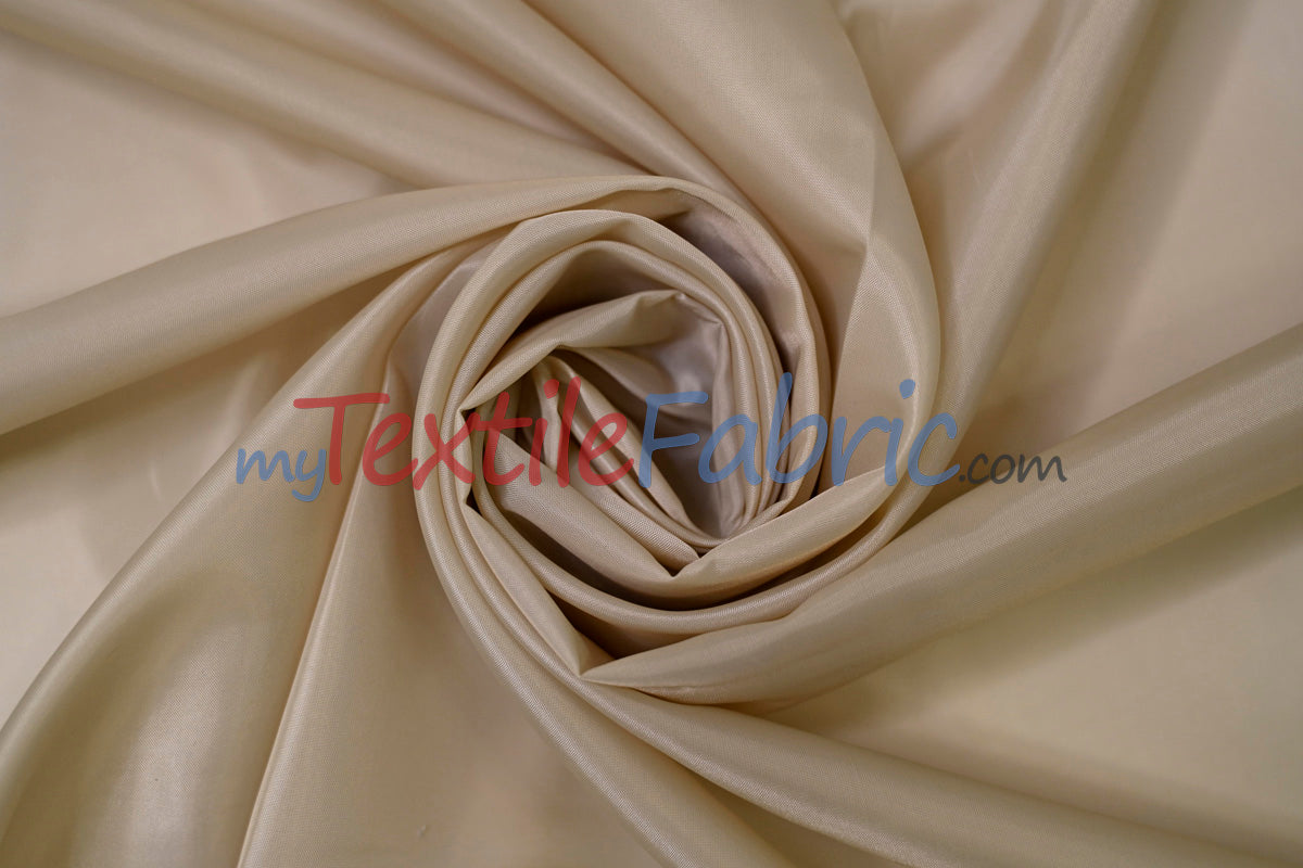 Polyester Lining Fabric - 100 Percent Polyester, Solid, 58/60" Width (Continuous Yards)