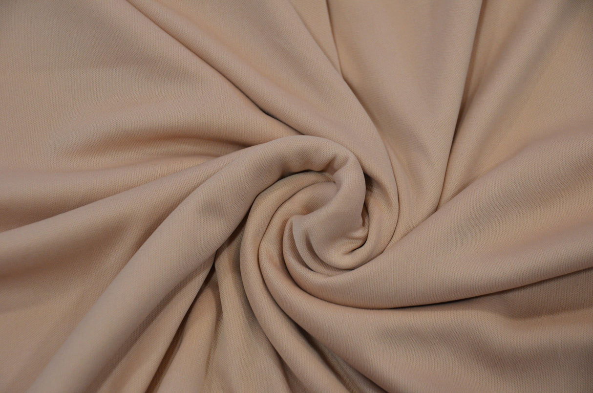 Interlock 70 Denier Polyester Fabric - Solid White, Ivory, Black, 58/60" Width (1 Yard)
