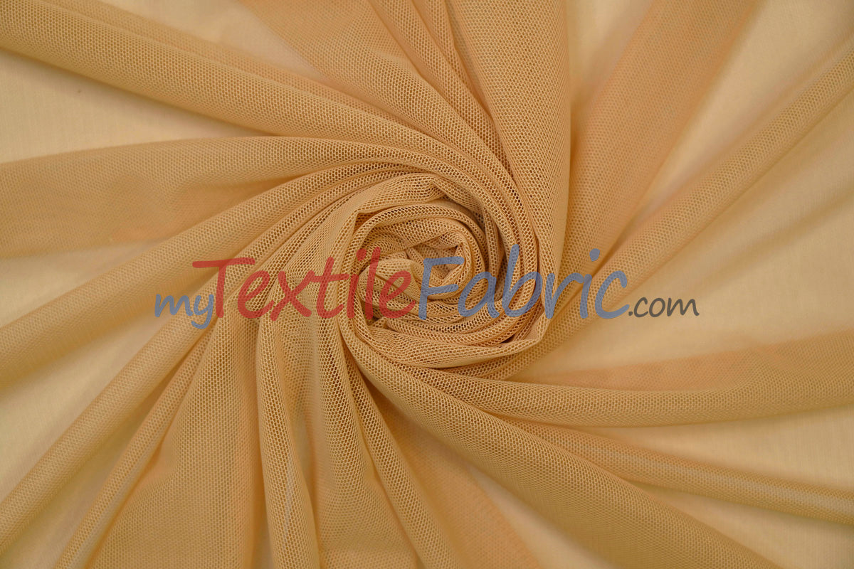 Super Soft Power Mesh Spandex Fabric - Multiple Colors, 58/60" Width (1 Yard)