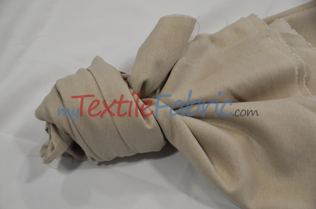 Rayon Linen Blend Fabric - Solid Colors, 52" Width (1 Yard)