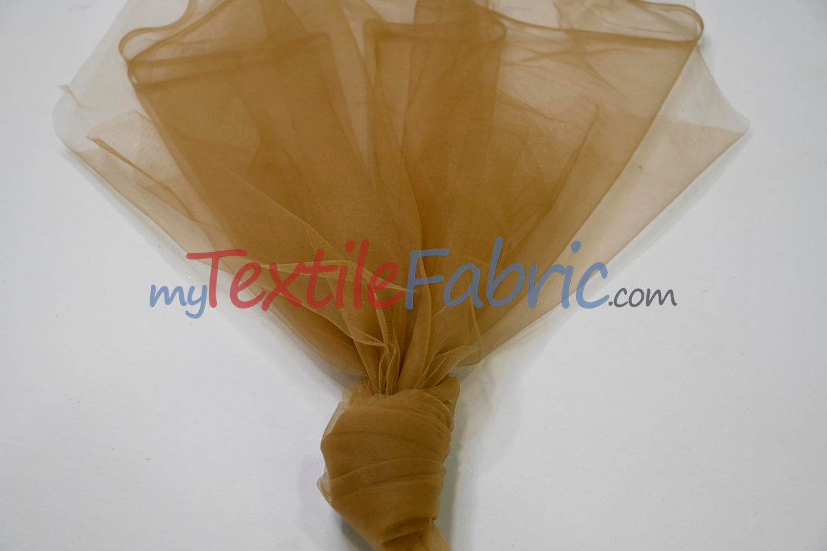 Micro Mesh Polyester Fabric - Sheer Soft Stretch Tulle, 58/60" Width, Multiple Colors (1 Yard)