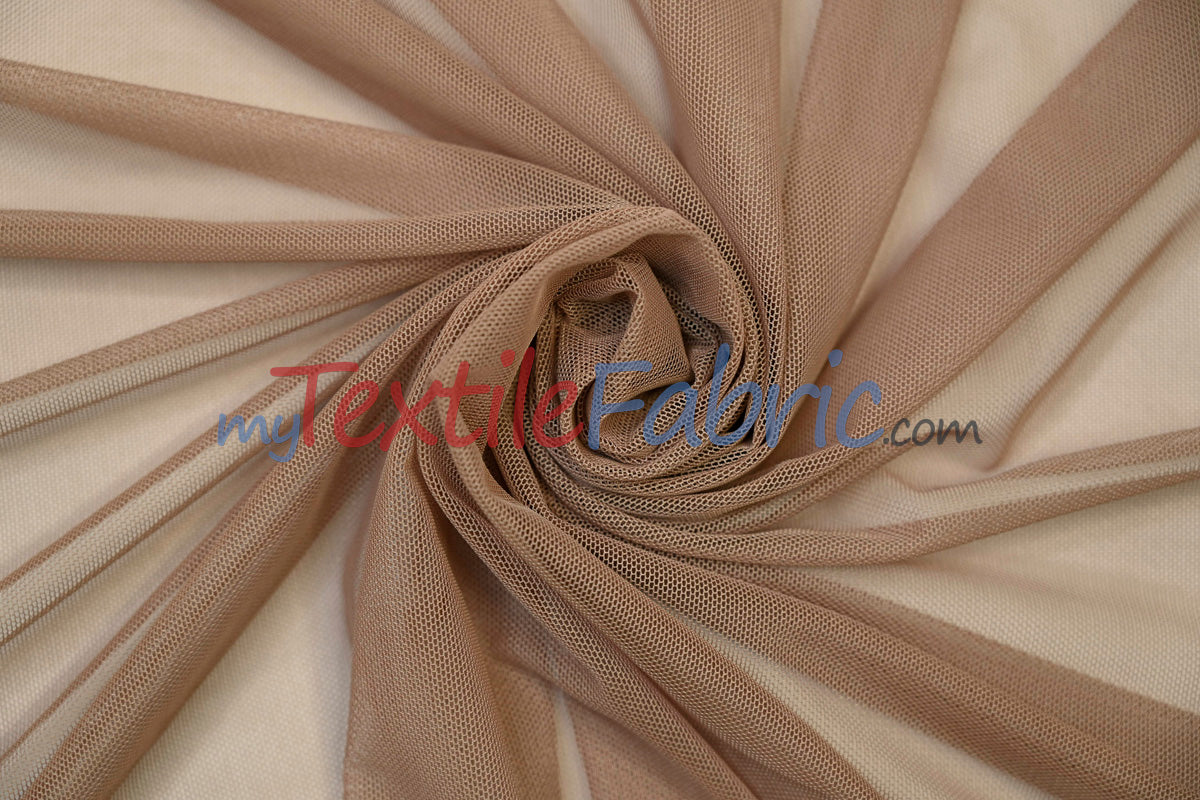 Super Soft Power Mesh Spandex Fabric - Multiple Colors, 58/60" Width (1 Yard)