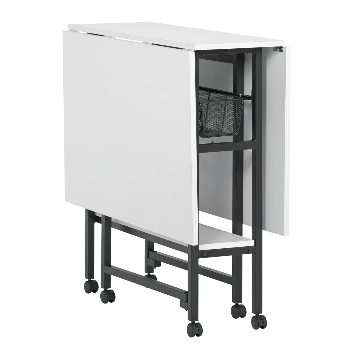 Sew Ready 36" Cutting Table with Basket Charcoal / White