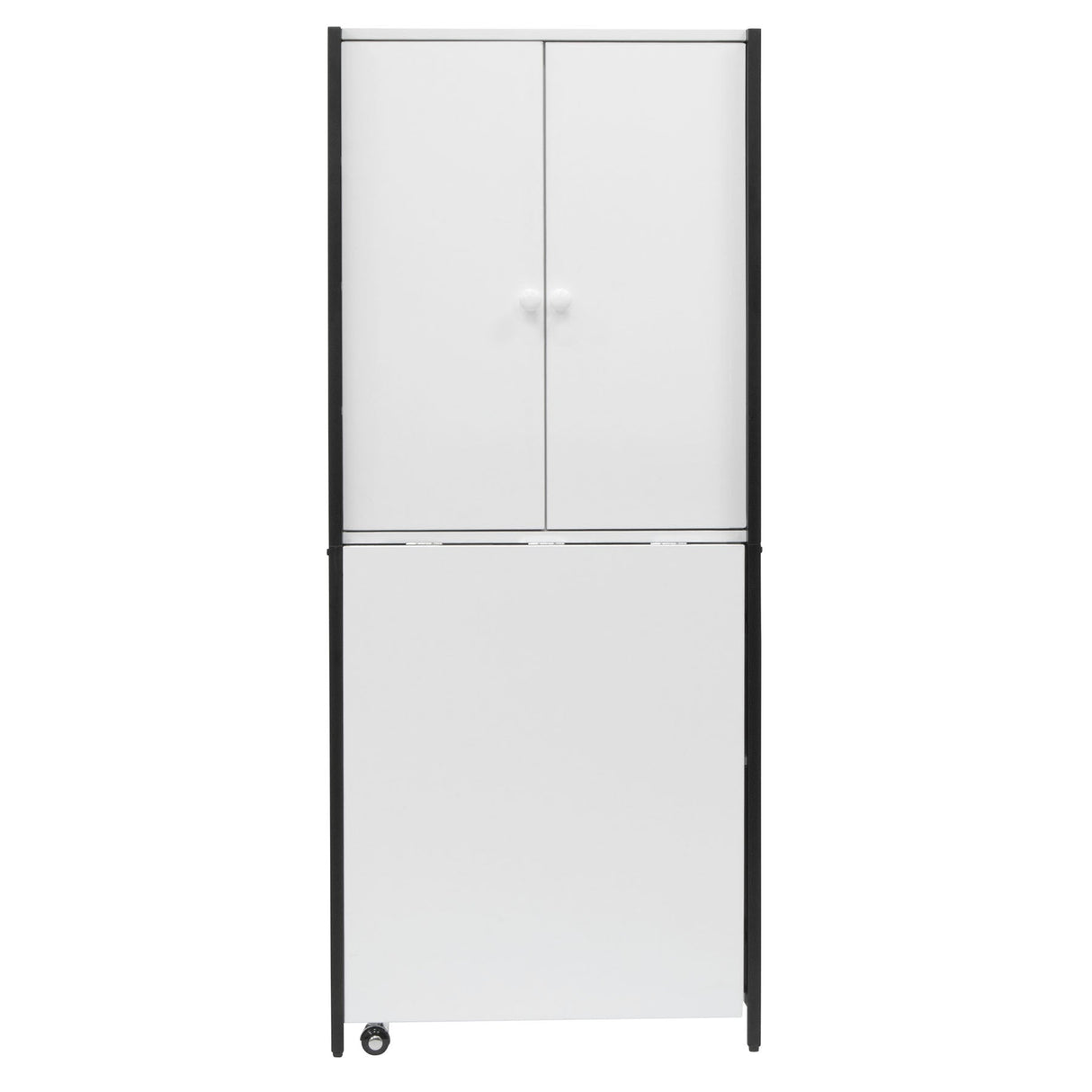 Studio Design Multi-Use Craft Armoire Elite Charcoal / White