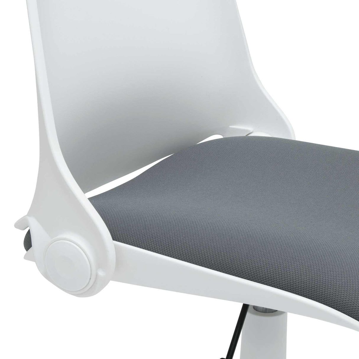 Studio Design Folding Back Task Chair White Grey