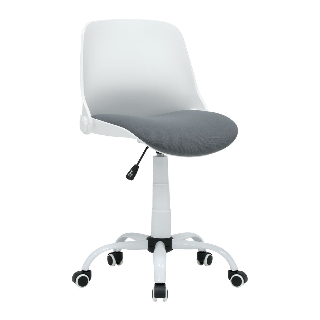 Studio Design Folding Back Task Chair White Grey