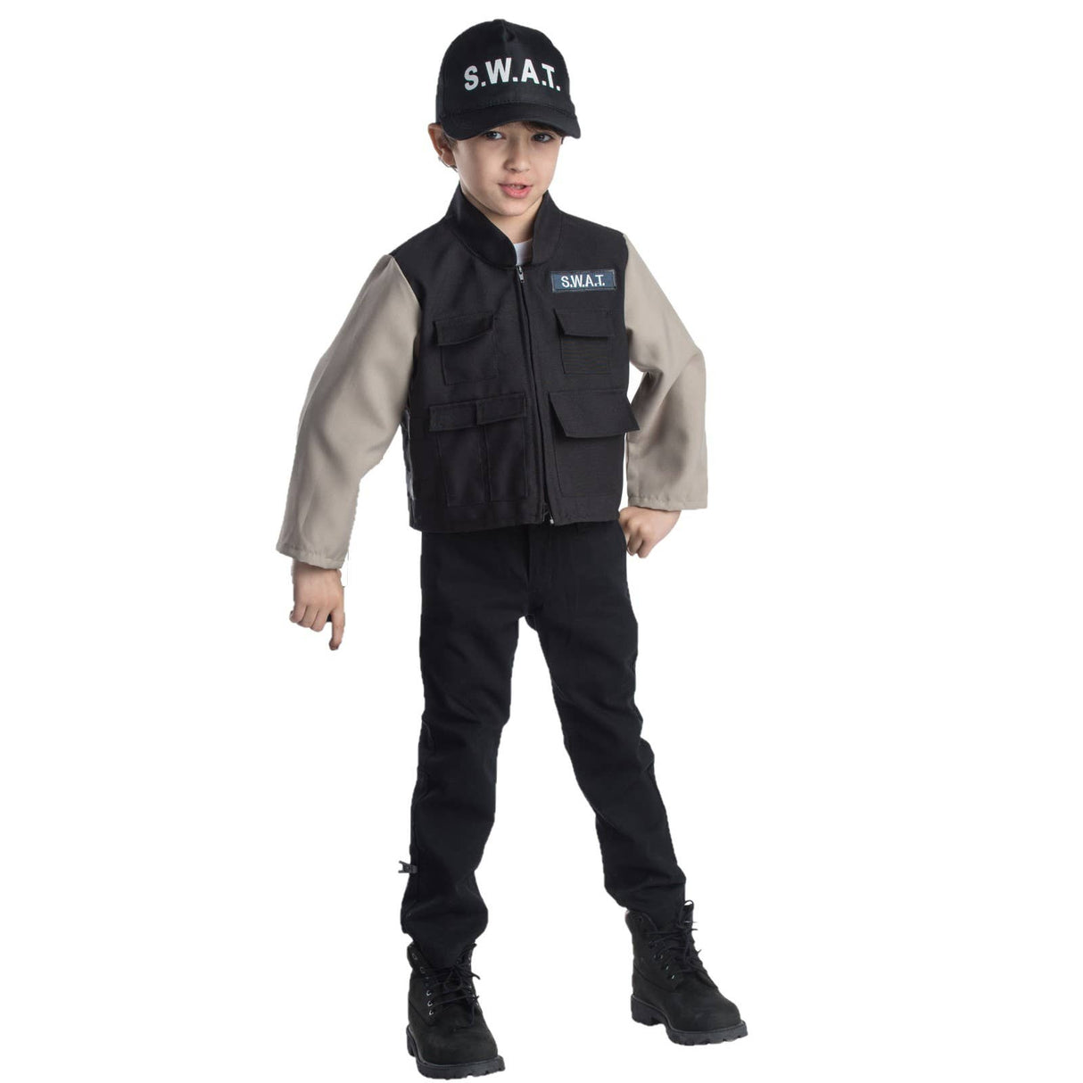 Swat Team Role Play Costume Set
