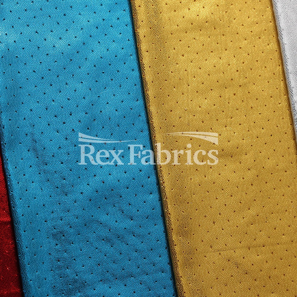 Shimmer Laser Polyester Spandex Fabric - Multiple Colors, Shimmer Foil Finish, 58-60" Width (1 Yard)