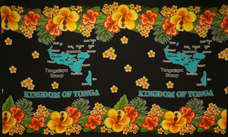Polyester Sarong Kingdom of Tonga Islands