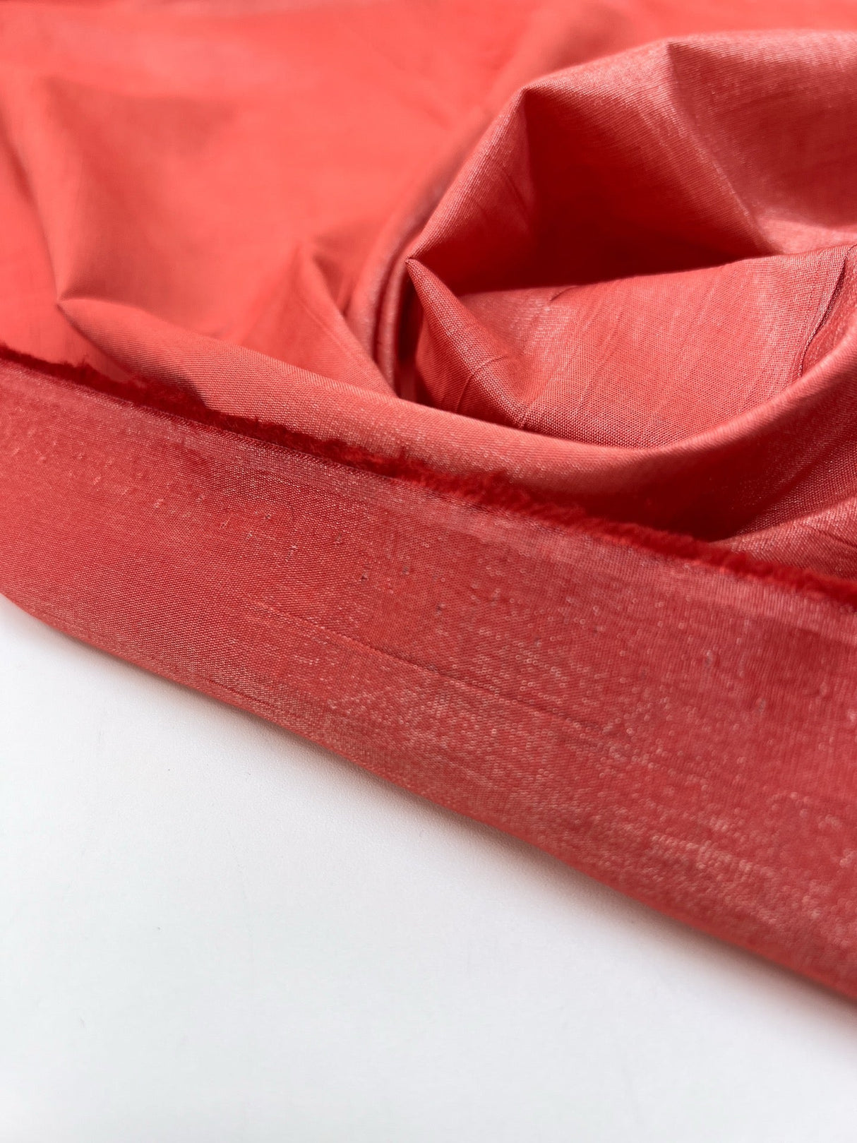 Polyamide Crinkled Orange Fabric