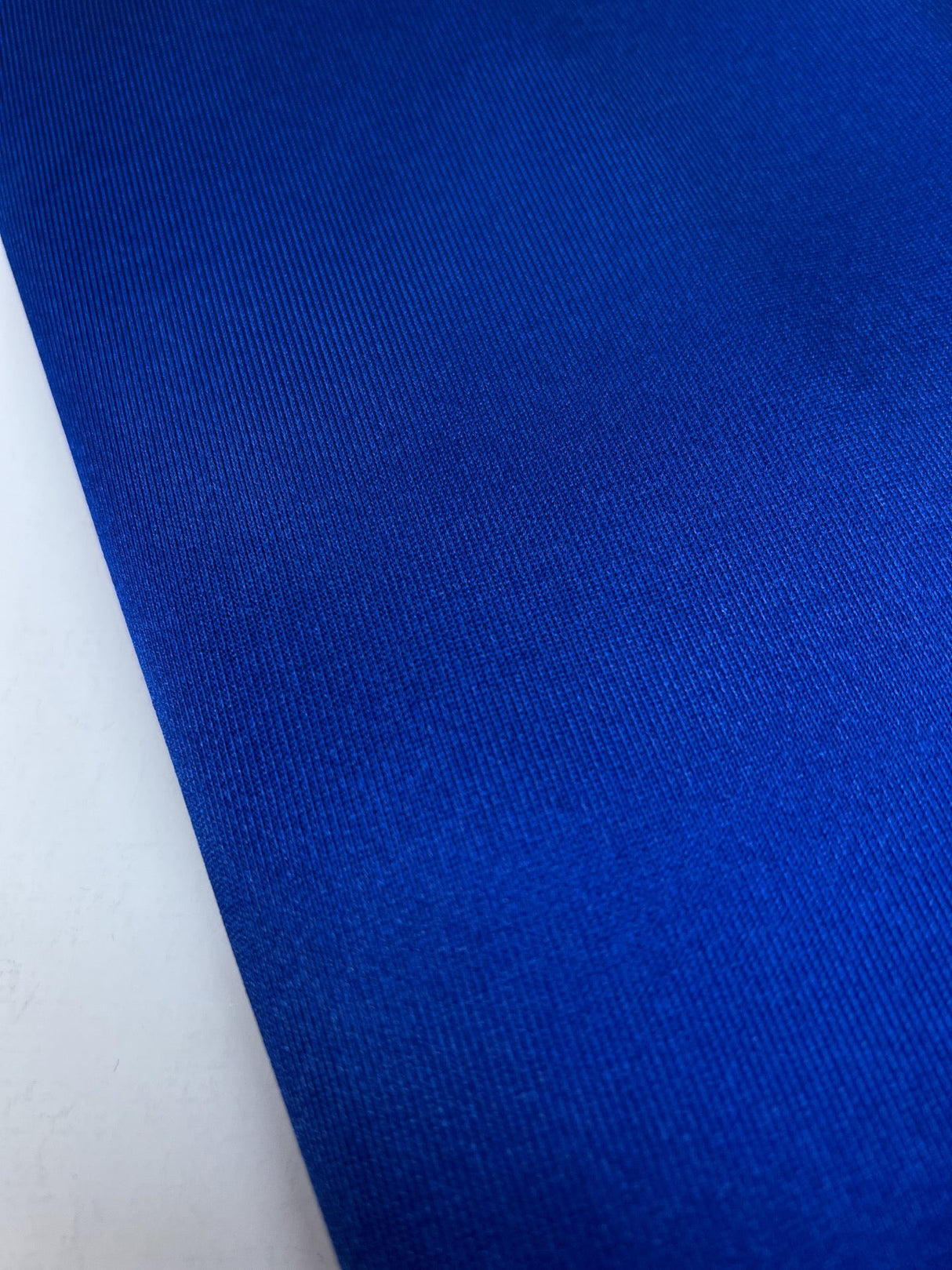 Cotton Knit Fabric Blue Black