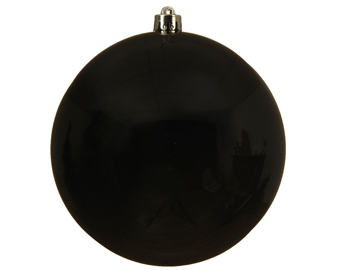 5.5 Inch Black Shatterproof Ornament Decorative Christmas Tree Hanging Ornament