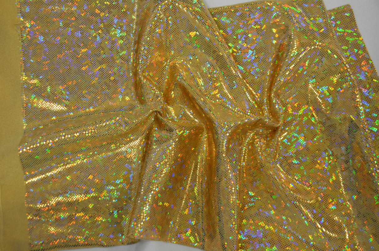 Shattered Hologram Spandex Fabric - Multiple Colors, 58/60" Width (1 Yard)