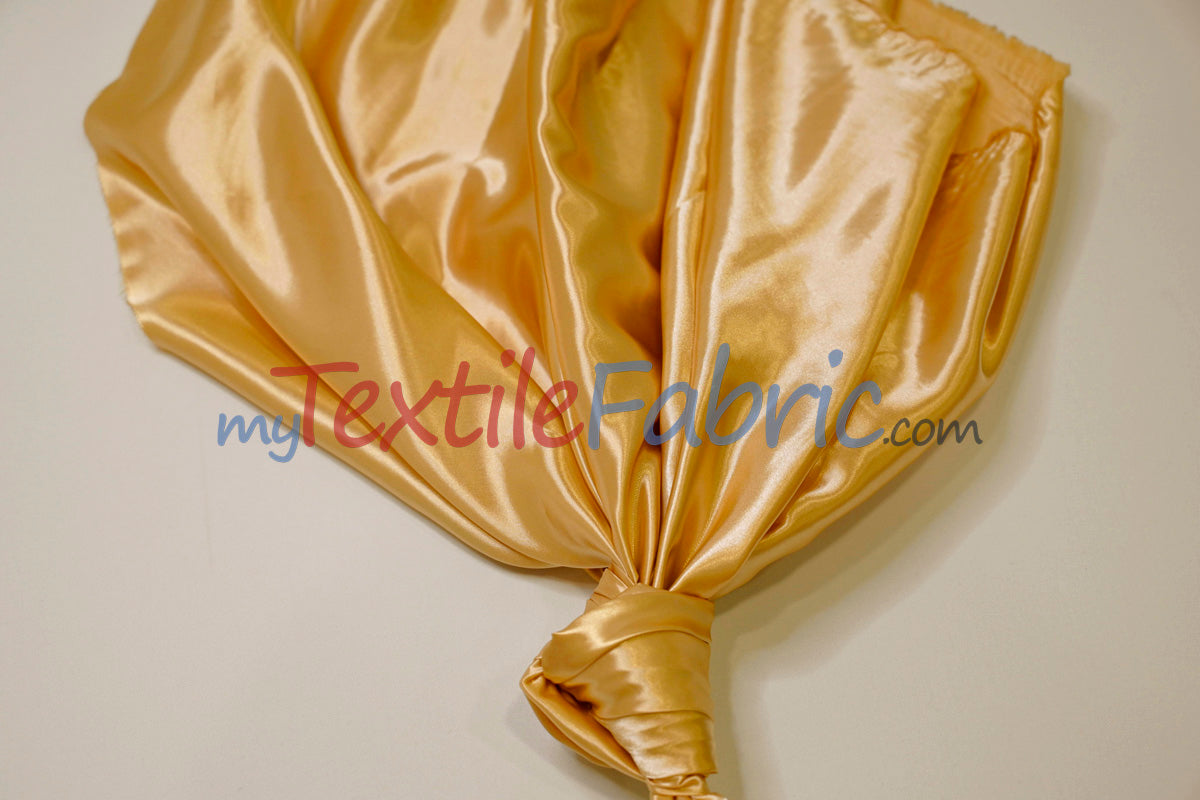 Stretch Charmeuse Satin Fabric - 96% Polyester 4% Spandex, Solid, 58/60" Width (Yards, Bolts, Sample Swatches)