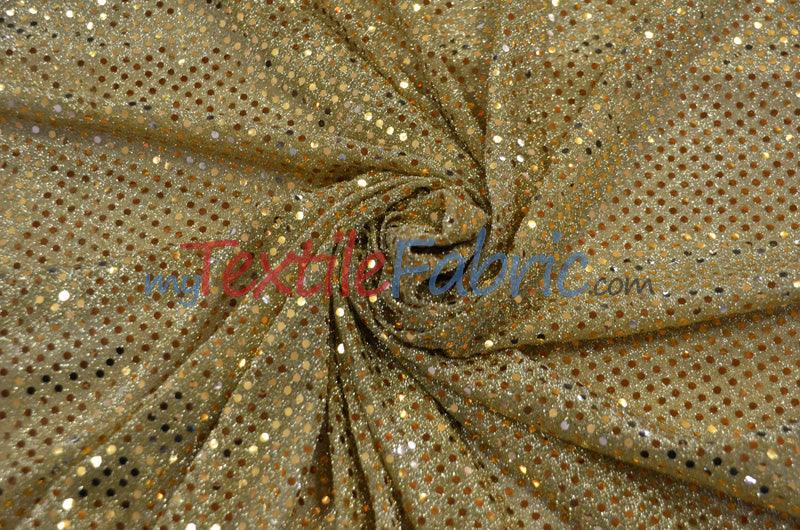 Confetti Dot Sequins Polyester Fabric - 3Mm Sequins, 45" Width (1 Yard)