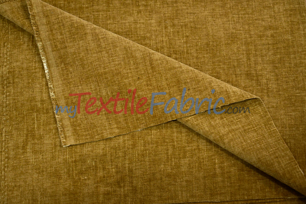 Chenille Polyester Fabric - Ultra Soft Velvety Texture, 60" Width, 350 GSM (1 Yard)