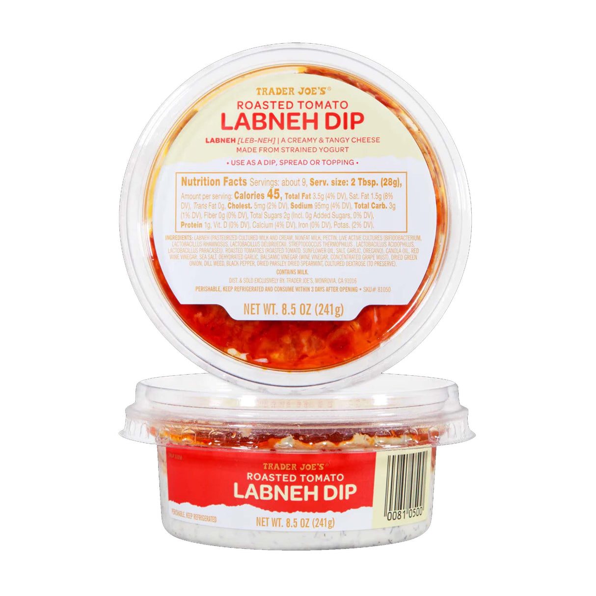 Roasted Tomato Labneh Dip – Creamy, Tangy & Herb-Infused Mediterranean Dip