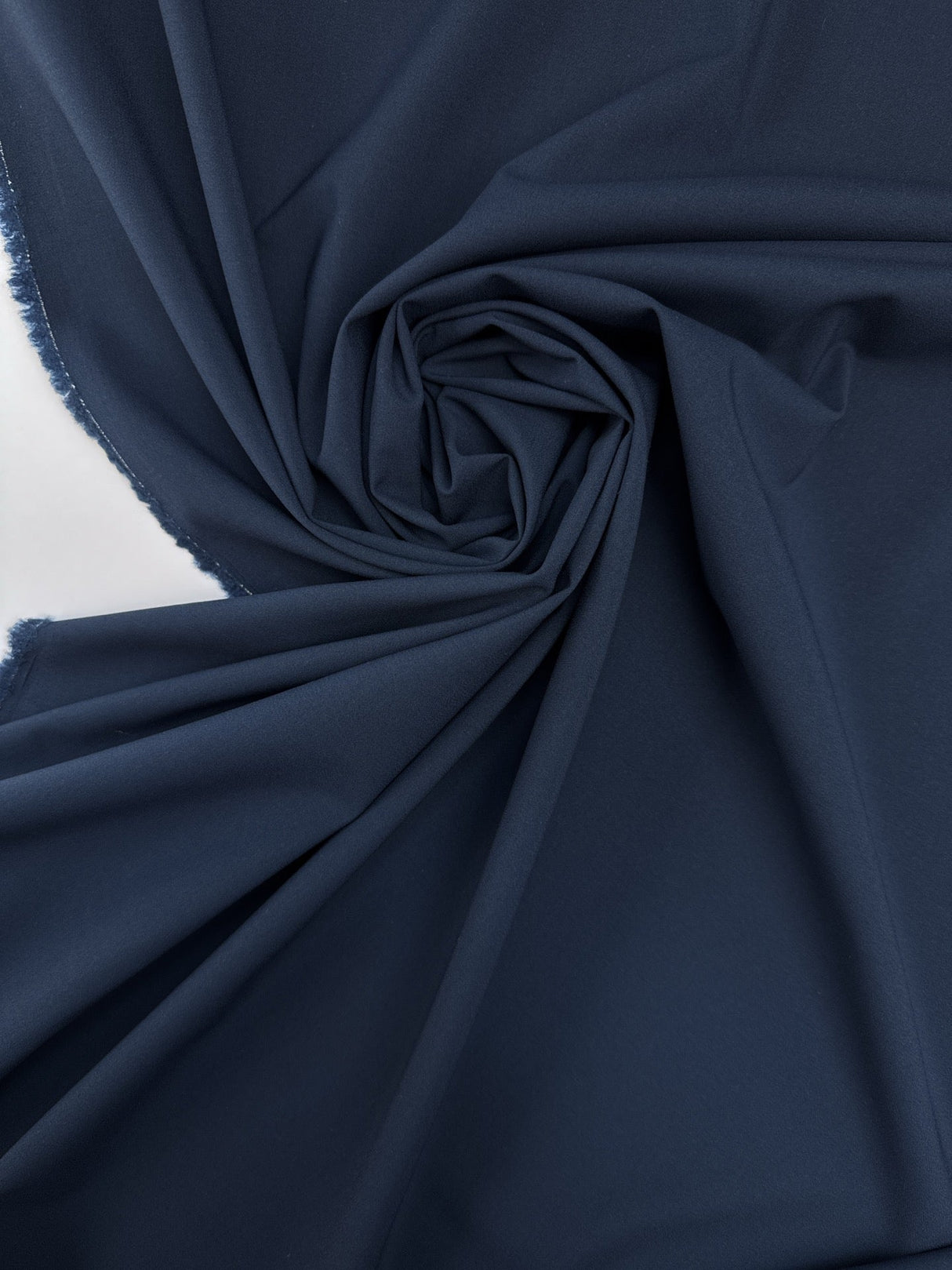 Wool Blend Suiting Fabric Blue