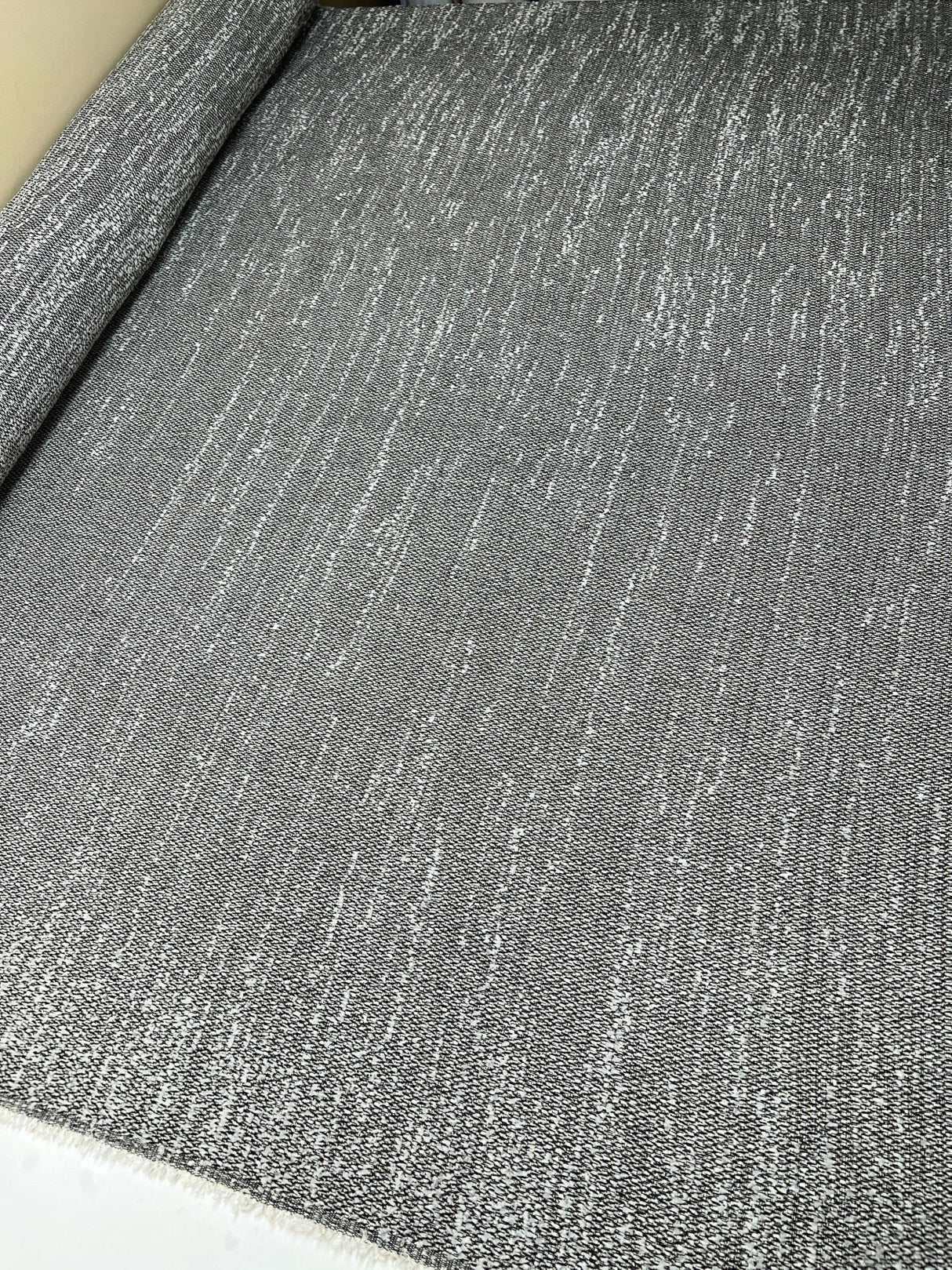Cotton Tweed Melange Gray