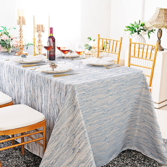 Galilean Jacquard Polyester Rectangular Tablecloth Seamless