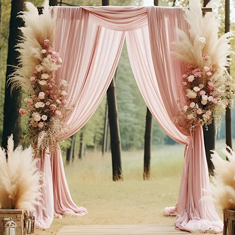 Chiffon Wedding & Event Backdrop Drape Panel