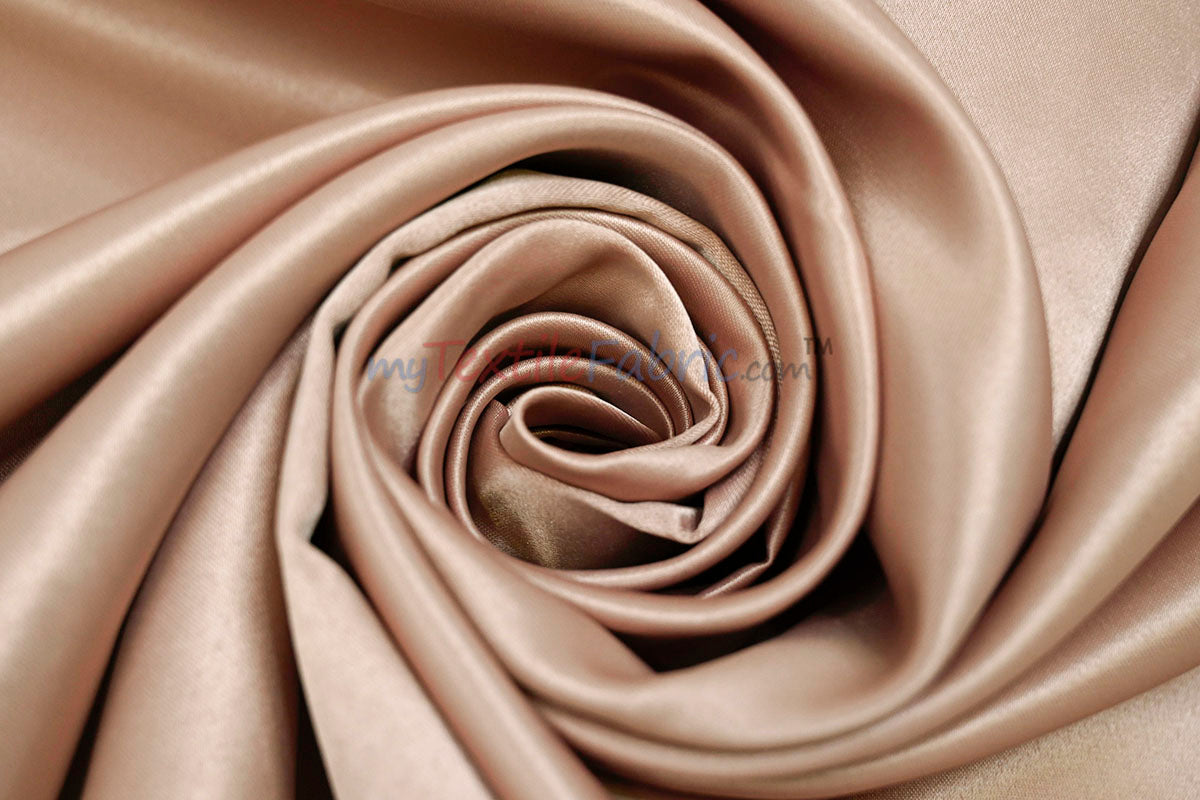 Lamour Satin Polyester Matte Satin Fabric - Multiple Colors, 58/60" Width (1 Yard)