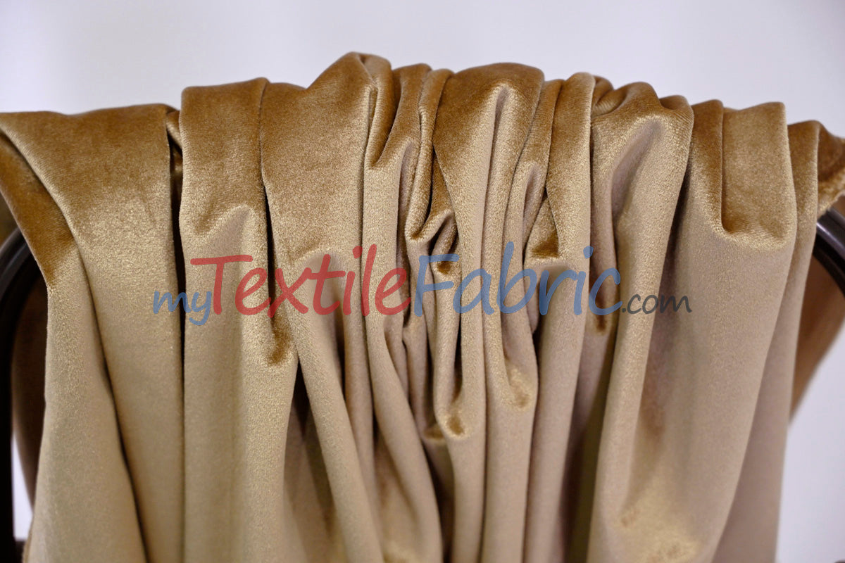 BT Royal Plush Velvet Fabric - Soft Plush Non Stretch Velvet, Multiple Colors, 58/60" Width (1 Yard)