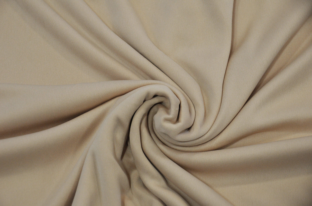 Interlock 70 Denier Polyester Fabric - Solid White, Ivory, Black, 58/60" Width (1 Yard)