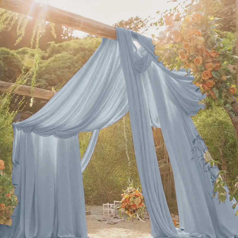 Chiffon Event Ceiling Drapery Backdrop Panel