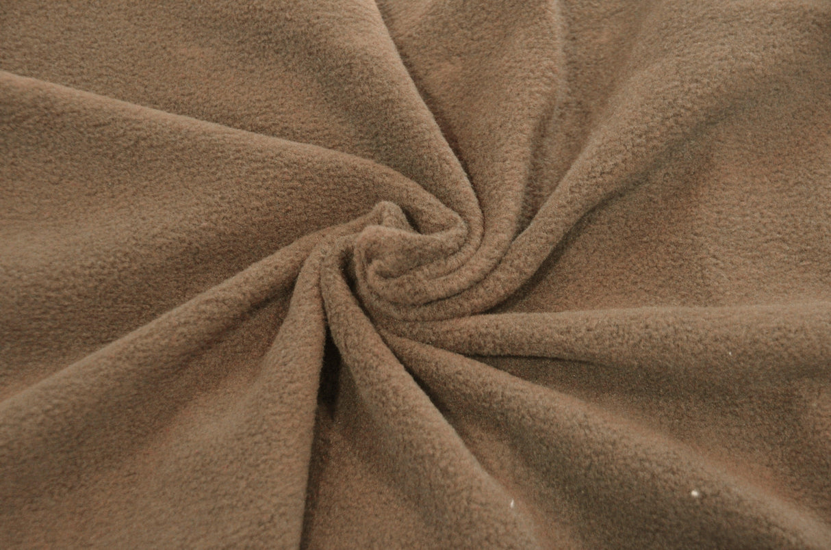 Polar Fleece Polyester Fabric - Anti Pill, Solid, 58/60" Width (1 Yard)