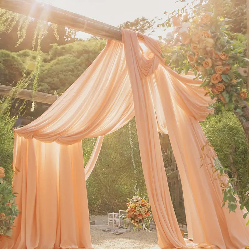 Chiffon Event Ceiling Drapery Backdrop Panel