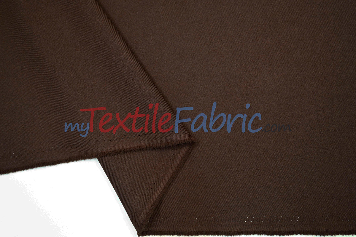 Polyester Gabardine Fabric - Multiple Colors, 58" Width (1 Yard)