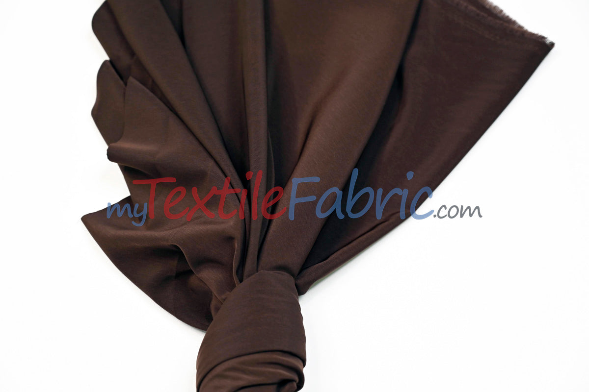 Peachskin Polyester Fabric - Solid Matte Finish, 58/60" Width (1 Yard)