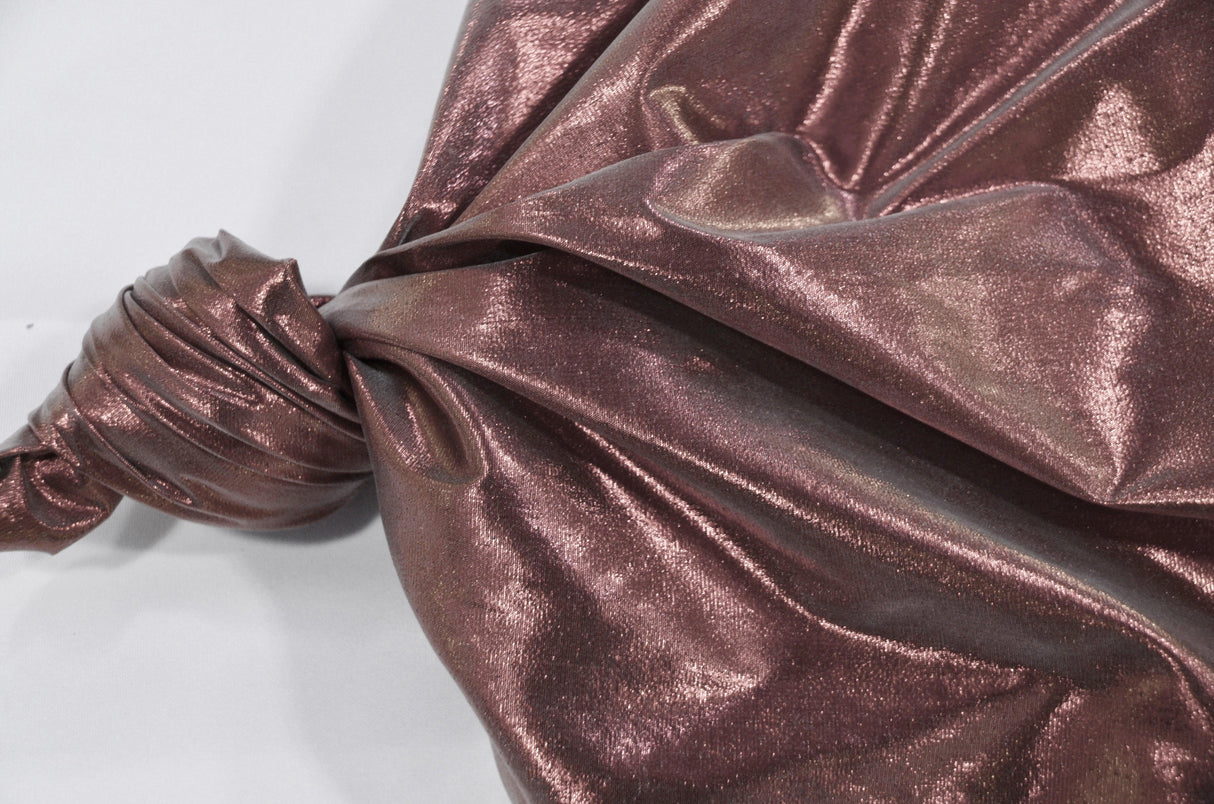 Tissue Lame Nylon Metallic Fabric - Solid Sheen, 44/45" Width (1 Yard)